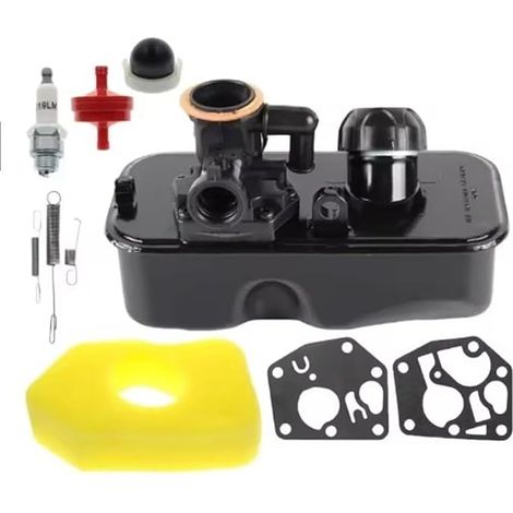 Pièce Carburateur Moto Tondeuse Tracteur Carburateur Gaz Réservoir De Carburant Assy Kit D'huile Pour Briggs & Stratton 499809 494406 498809A 795469 794147 699660 795477 KISSGPIPOL (1/5)