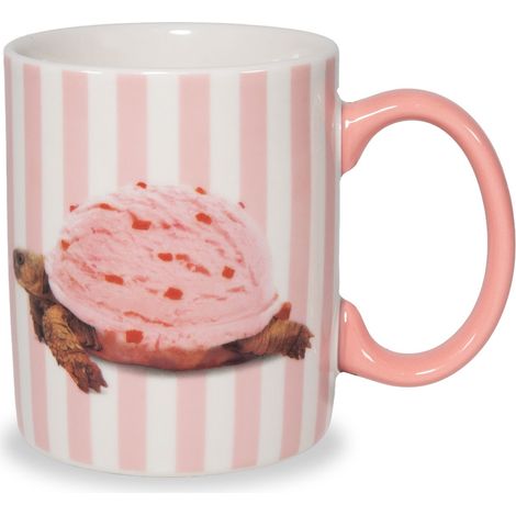 WD LifeStyle Tazza in New Bone China 330 Ml Decoro Tartaruga (1/3)