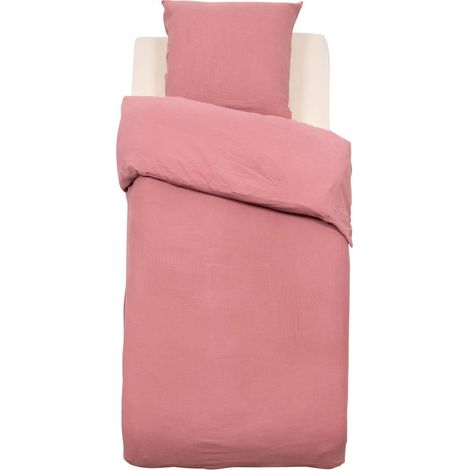 Set di biancheria da letto lili 140x200cm rosa antico - Atmosphera créateur d'intérieur (1/4)