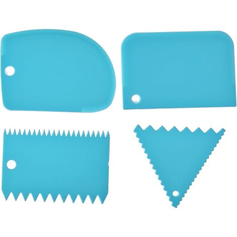 Espátulas para crema, espátula raspadora, espátula, 4 piezas (1/2)