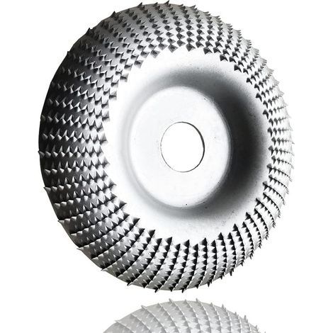 Disque Bois Meuleuse 110 mm,Disque Meuleuse Bois pour le Meulage Grossier des Matériaux, Disque Sculpture Bois Adapté pour 115 mm-125 mmMeuleuse D'angle (1/5)