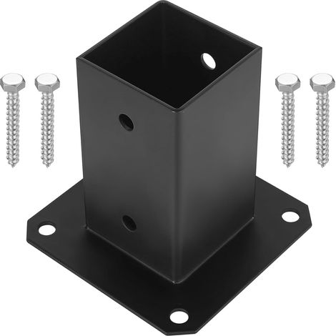 1 Pièce Support Poteau Bois à Visser 80x80x150 mm (1/5)