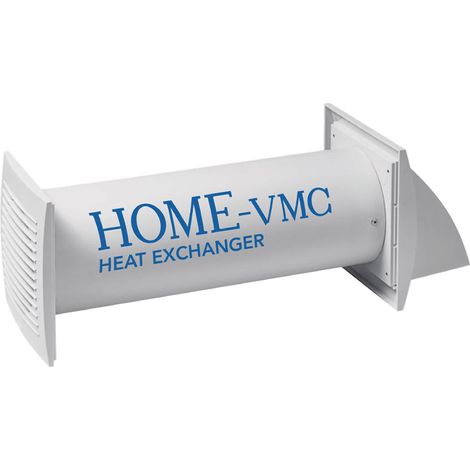 Recuperatore sistema ventilazione home vmc heat exchanger h30x diam. 100