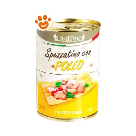 Unipro Dog Adult Spezzatino con Pollo - Lattina 400 Gr -