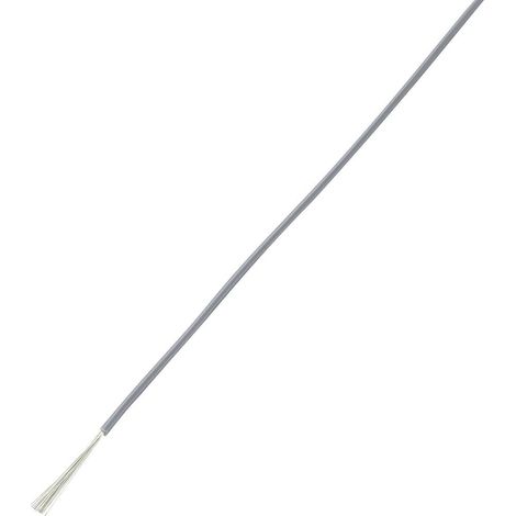TRU COMPONENTS TC-7572808 CAVO PER CABLAGGI LIY 1 X 0.22 MM² GRIGIO 100 M (1/3)