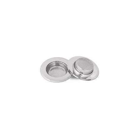 Filtre à évier en acier inoxydable 2,75 pouces – Profondeur 18 mm – Pour orifices de drainage 43 à 70 mm – Nettoyage facile au lave-vaisselle