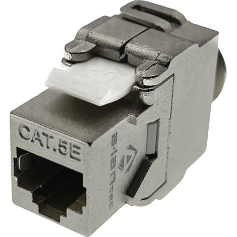 Module Keystone RJ45 alantec STP cat.5E PoE+ sans outil - Test de qualité Intertek (États-Unis)