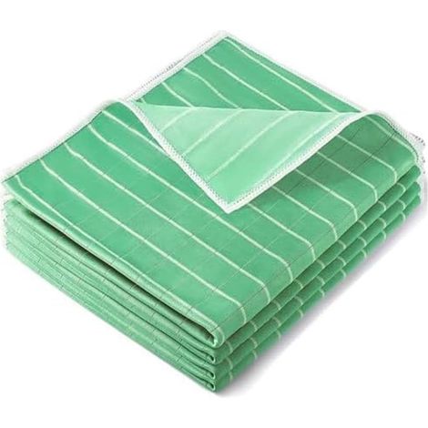 4 Chiffon Bambou Microfibre pour Vitres Miroirs Carreaux Carrosserie Microfibre Bambou Vitre Ménage Salle de Bain (1/5)