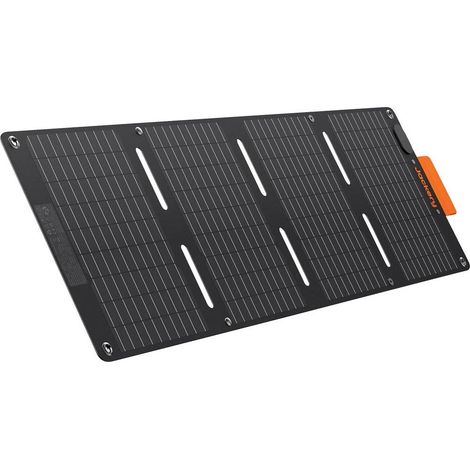 Jackery SolarSaga 40W Mini Panneau Solaire Portable avec Ports USB-C et USB-A, Chargeur Solaire Pliable en Format Livre pour Smartphone, Compatible avec Jackery E100Plus/300Plus, Étanche IP68
