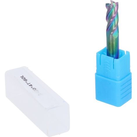 Fraise hélicoïdale portable pour défonceuse CNC, outil de coupe de remplacement, queue D8, 4 dents, longueur 60 mm, accessoire de fraisage précis (1/5)