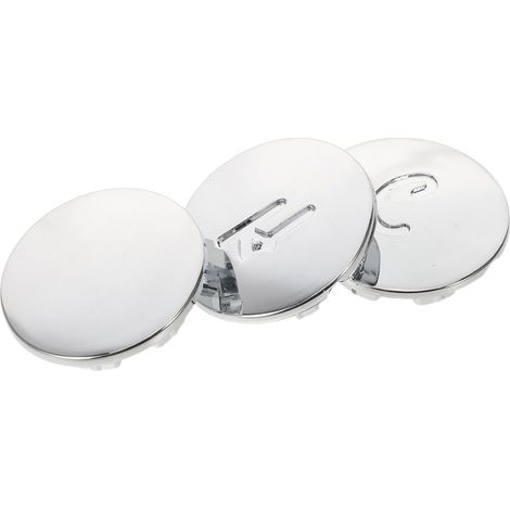 3 Pièces Bouton D'index de Robinet de Argenté en Plastique (1/5)