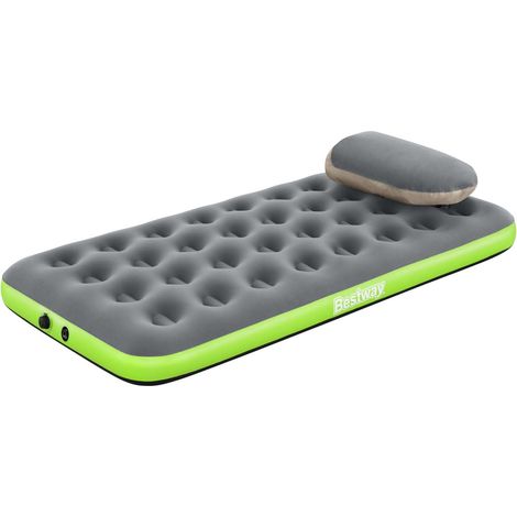 Single-Luftbett Roll & Relax mit Kissenpumpe 188 x 99 x 22 cm (1/5)