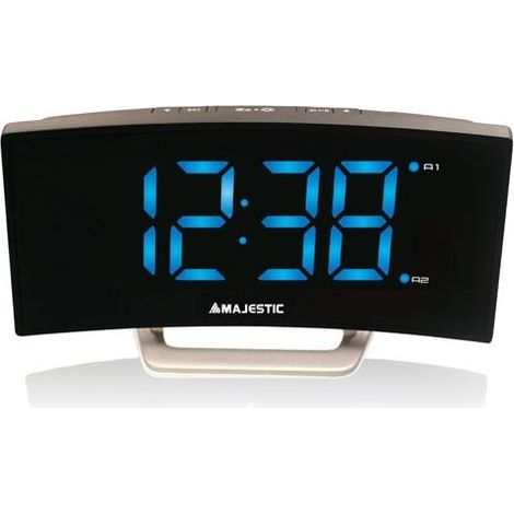 New Majestic SVE-234 Digitaler Wecker Schwarz