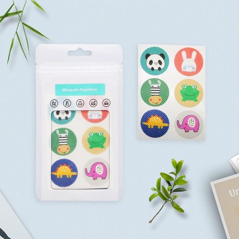 JSSEVN-Patch Anti-moustiques,60pcs Autocollants Moustiques Enfants,Patch Moustiques Enfants,Anti Moustiques Extérieur Interieur pour activités en Plein air