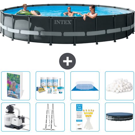 Intex Piscine Ultra XTR Ronde - 610x122 cm - 9-pièces  S537