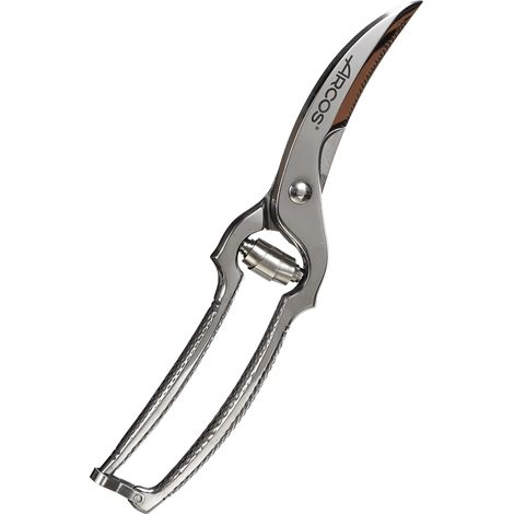 ARCOS Ecopro Forbici da Cucina per Pollo in Acciaio Inossidabile Forgiato 250millimetri Forbici per Tagliare Uccelli come Pollo e Tacchino Colore Argento (1/4)
