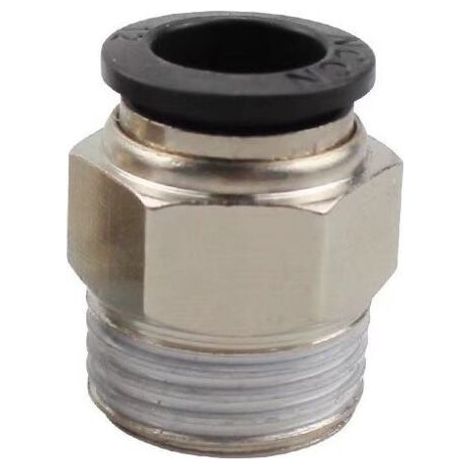 Pieza de acoplamiento Schnell de aire, racores neumáticos, acoplamientos Schnells de conexión, dia. 8 mm für la industria del autoMobil (Negro, PT1/4) (1/5)