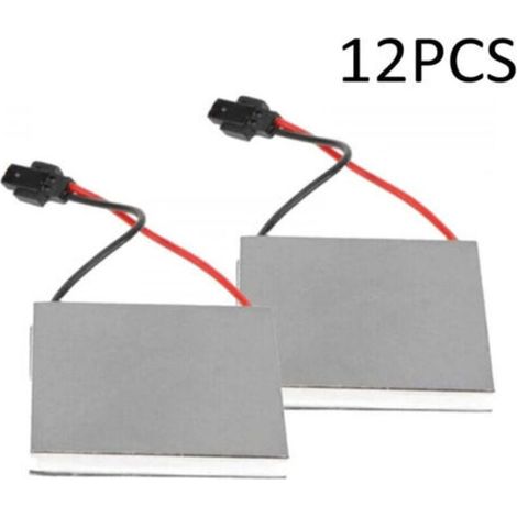 Packung mit 12 wärmebetriebenen Ofenlüftergeneratoren, Ersatzmotoren für Haushaltsöfen, Kaminventilatoren und Holzöfen, 40 x 40 mm