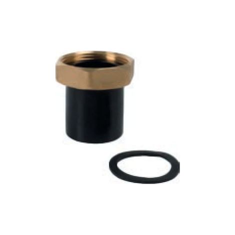 Raccordo con dado ottone girevole completo di guarnizione ø50 - 1"1/2 - gamma HDPE VS0700063 (1/2)