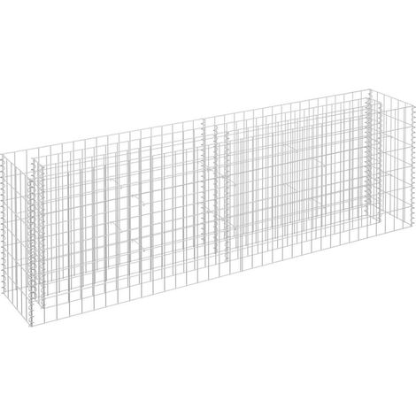 Maison Exclusive - Gabionen-Hochbeet Verzinkter Stahl 180×30×60 c