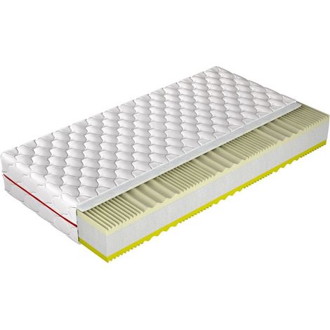 Matelas ComfiDream Visso , Mousse de polyuréthane, 7 matelas à 7 zones de dureté, À deux côtés, Respirant (1/2)
