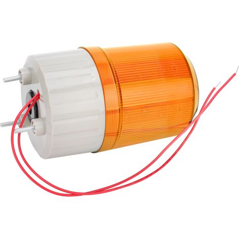 Gyrophare LED BERM Alerte Secours avec Avertisseur Sonore pour Usines, 24V DC, 5W, Jaune, Dispositif de Signalisation (1/5)