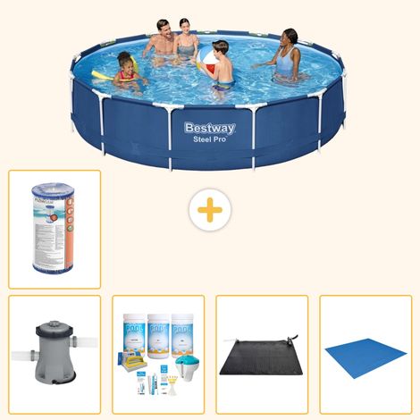 Bestway Bestway Steel Pro Ronde - 396x84 cm - 6-pièces  S22111