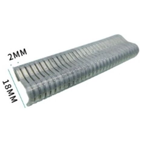 Agrafes à Grillage en Acier Galvanisé, Compatible avec les Grillages 5-11 mm, Idéal pour Sécuriser Cages & Clôtures, 600 Pièces, Emballage sous Blister