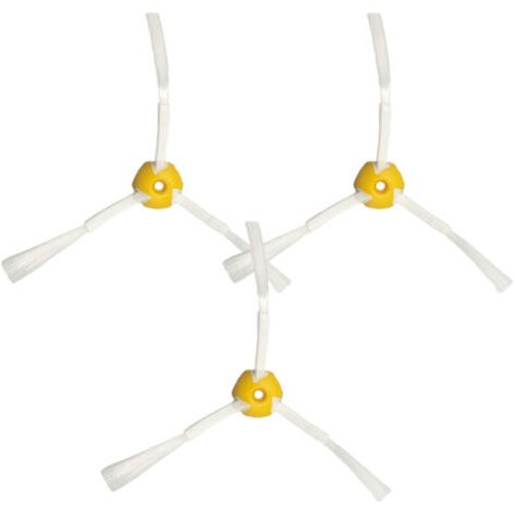 Pack de 3 Brosse latérale pour irobot Roomba - Série 600 700 -Jaune (1/5)