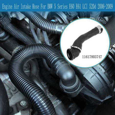 11617803747 ist geeignet für den Ansaugschlauch des BMW 5er E60 E61 LCI 520d (2006-2009). (1/4)