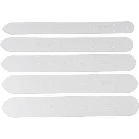 Set mit 5 transparenten Gürtellochschablonen, DIY-Bastelmodul Lederlochwerkzeug (1/5)
