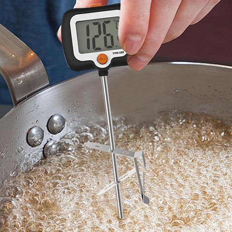 Thermomètre de cuisine - Outil mesure avec sonde longue et (1/5)