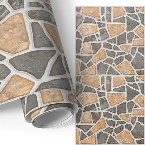 Klebefolie für Möbel - Möbelfolie - Selbstklebefolie - für Couchtisch - Türen - Wohnzimmer - Schlafzimmer Steinmuster 50x100 cm