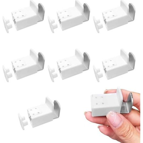 Nouveau support en L pour stores plissés, supports de rideaux, supports de fixation, accessoires pour rideaux
