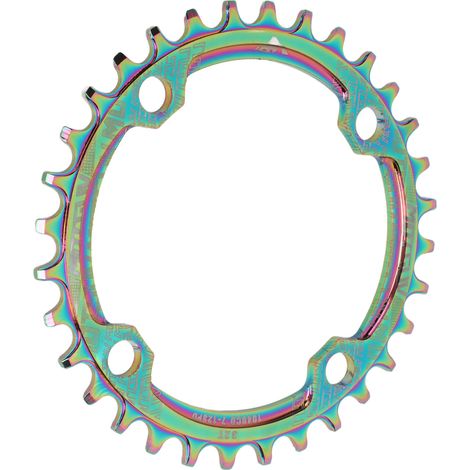 Plateau de vélo 104BCD 32T rond en alliage d'aluminium à denture positive et négative pour VTT (1/5)