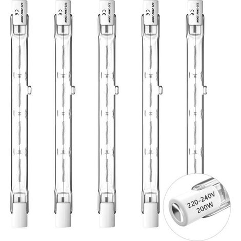 Ampoule halogène R7S - MARQUE - J118 - 200W - 3000K - Dimmable - 4650LM (1/4)