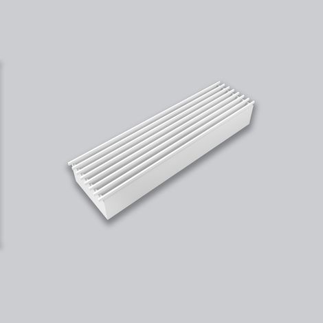 Grille d'air Open Air Substeel - 350 x 100 mm Blanc (1/2)