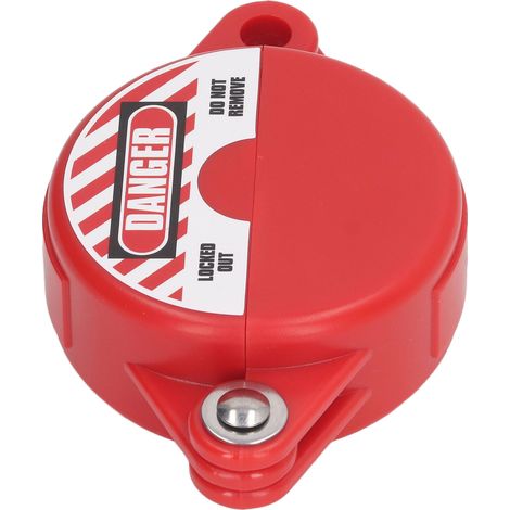 Dispositif de consignation pliable pour vannes à guillotine, verrouillage par volant de 25 à 64 mm, pour vannes industrielles sur pipelines. (1/5)