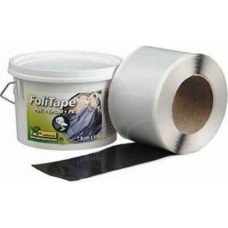 Nastro Biadesivo per Telo da Laghetto 7,5 x 600 cm Ubbink (1/4)