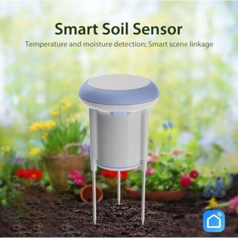 Intelligenter, WLAN-fähiger Bodentemperatur- und Feuchtigkeitssensor für den Garten (1/5)