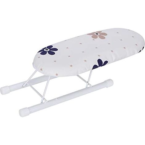 Medium Planche A Repasser Table, Pliable Mini Planche à Repasser Manches Pliables Poignets Colliers Table à Repasser pour La Maison Voyage Usesilver Cloth (grappes de Fleurs) (1/4)