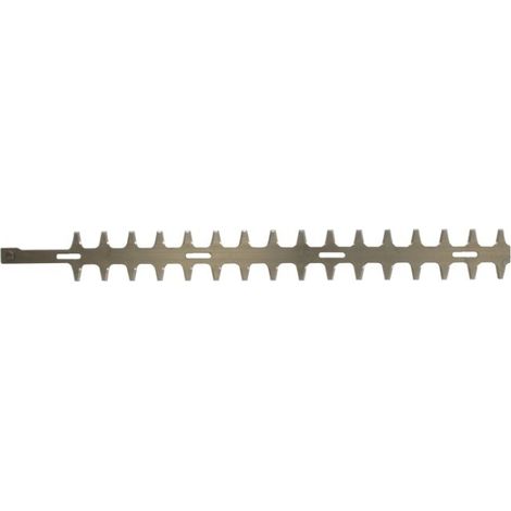 Lame supérieure adaptable pour taille-haie ALPINA, DOLMAR, EFCO, GREEN MACHINE, KAWASAKI, MAKITA, MARUNAKA, MARUYAMA, OLEO-MAC, PUISSANCE VERTE, ROBIN ZENOAH et autres.. - Longueur totale: 634mm (1/2)