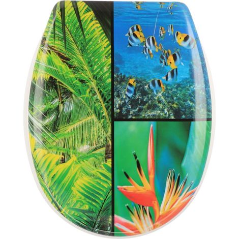 Sedile del water in termodur 18 pollici in plastica - spirito dell isola - Tendance (1/2)