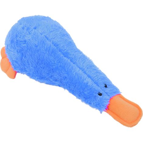 Jouets en peluche grinçants pour chiens, jouet interactif amusant et mignon, résistant aux morsures douces, à mâcher pour chiots, animaux de compagnie, bleu (1/5)