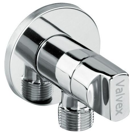 Válvula angular con cabezal cerámico Strit cromado de 1/2" a 3/4"