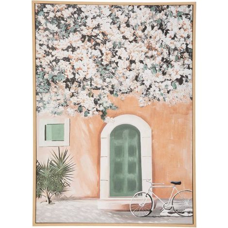 Lienzo infantil Yeli Madera - negro - 50x70 cm - Atmosphera créateur d'intérieur