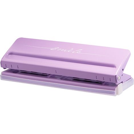 Perforadora de mesa ajustable KW-trio de 6 agujeros para carpetas/calendarios de seis anillas A4, A5, A6 y B7 (capacidad: 6 hojas) (1/5)