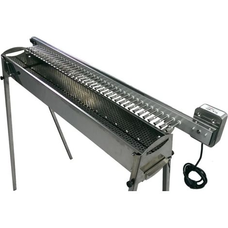 Barbecue a carbone automatico per arrosticini Tecnoroast TRS-40 Single Inox (1/10)