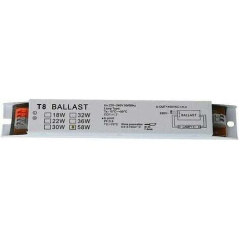T8 220-240V AC 2x58W Weitbereichs-Elektronik-Vorschaltgerät für Leuchtstofflampen