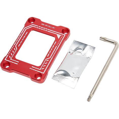 Plaque de pression incurvée pour processeur Intel 12e génération 1700 : empêche la déformation et corrige les contraintes de flexion. (1/5)